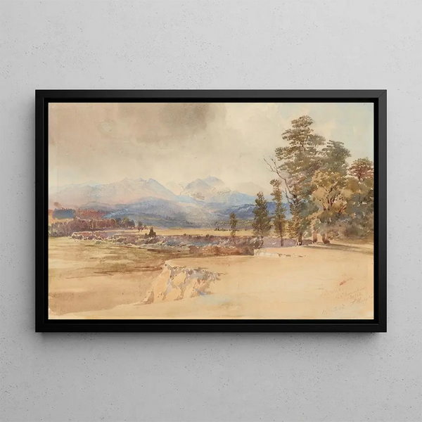 Waipoua - Nicholas Chevalier — framed artwork on a wall
