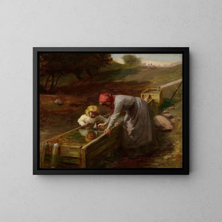 In Spring - Nicholas Richard Brewer — framed artwork on a wall
