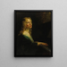 Woman at the piano - Nicholas Richard Brewer — framed artwork on a wall
