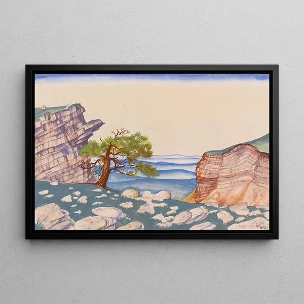 The Rite of Spring by Stravinsky - Nicholas Roerich — framed artwork on a wall
