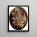 Mars et Vénus surpris par les dieux - Niccolò Bambini — framed artwork on a wall