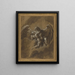 the Ganymede abduction - Niccolò dell'Abate — framed artwork on a wall