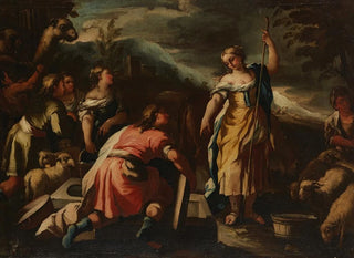 Rebecca and Eleazar at the Well - Nicola Malinconico — artwork view