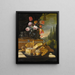 a Still Life with Cakes and Biscuits in a Landscape - Nicola Maria Recco — framed artwork on a wall