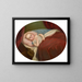 Portrait of Ewell Marschall, the artist's son - Nicola Marschall — framed artwork on a wall
