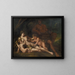 Adam and Eve with Cain and Abel - Nicola Vaccaro — framed artwork on a wall