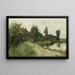 near Breukelen on the Vecht - Nicolaas Bastert — framed artwork on a wall