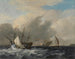the warship of the navy at Westerlaag in Amsterdam - Nicolaas Baur — artwork view