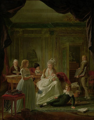 Nicolaas Muys - Portrait of Aernout van Beeftingh his Wife Jacoba Maria Boon and their Children.webp
