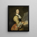 Portrait of a Captain - Nicolaas Wieringa — framed artwork on a wall