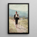Peasant women with distaff - Nicolae Grigorescu — framed artwork on a wall