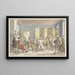 Interior painting with a group of musicians - Nicolaes Aartman — framed artwork on a wall