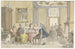 Interior painting with a company drinking tea - Nicolaes Aartman — artwork view