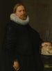 Man with a Celestial Globe - Nicolaes Eliasz Pickenoy — framed artwork on a wall