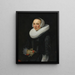 Portrait of a Lady - Nicolaes Eliasz Pickenoy — framed artwork on a wall