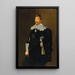 Portrait of a Man - Nicolaes Eliasz Pickenoy — framed artwork on a wall