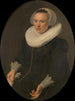 Portrait Painting of Maria Joachimsdr Swartenhont 1598-1631 - Nicolaes Eliasz Pickenoy — artwork view