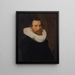 Portrait of a Gentleman - Nicolaes Eliasz Pickenoy — framed artwork on a wall