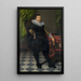 Portrait of a Man - Nicolaes Eliasz Pickenoy — framed artwork on a wall