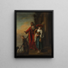Abraham sending Agar and Ishmael - Nicolaes Maes — framed artwork on a wall