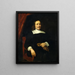 Gentleman hollandais - Nicolaes Maes — framed artwork on a wall