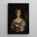 Ingena Rotterdam died in 1704 Fiancée of Admiral Jacob Binkes - Nicolaes Maes — framed artwork on a wall
