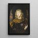 Portrait of a Man - Nicolaes Maes — framed artwork on a wall