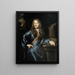 Portrait painting of Willem Pottey, lawyer and accountant, general of Flushing - Nicolaes Maes — framed artwork on a wall