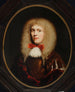 Portrait of a man wearing a wig - Nicolaes Maes — artwork view