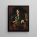 Portrait of a man traditionally identified as Count Borchgrave - Nicolaes Maes — framed artwork on a wall