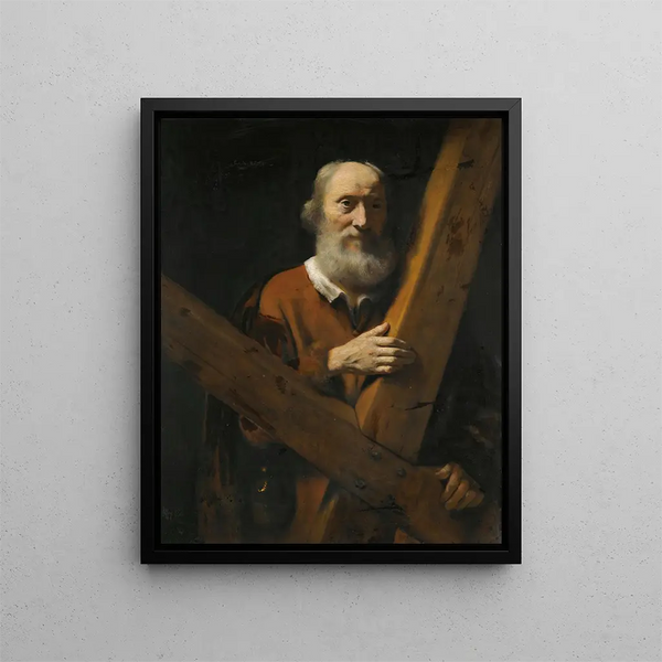 Saint Andrew Painting - Nicolaes Maes — framed artwork on a wall