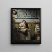The accountant - Nicolaes Maes — framed artwork on a wall