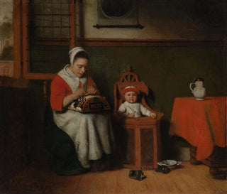 La Dentellière - Nicolaes Maes — artwork view