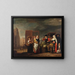 Vegetable Market Painting - Nicolaes Maes — framed artwork on a wall