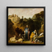 Hippocrates visiting Democritus - Nicolaes Moeyaert — framed artwork on a wall