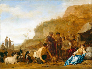 Laban searching for his gods - Nicolaes Moeyaert — artwork view