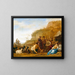 Laban searching for his gods - Nicolaes Moeyaert — framed artwork on a wall