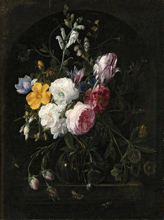 Nicolaes Van Verendael - Still Life With Flowers In A Crystal Vase.webp
