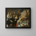 Autoportrait avec la famille - Nicolaes van Helt Stockade — framed artwork on a wall
