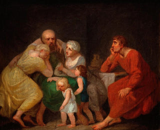 A farewell scene - Nicolai Abildgaard — artwork view