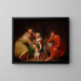 A farewell scene - Nicolai Abildgaard — framed artwork on a wall
