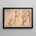 Achille et les filles de Lycomède - Nicolai Abildgaard — framed artwork on a wall