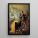 Christian III Saving Denmark - Nicolai Abildgaard — framed artwork on a wall