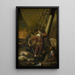 Christian IV à bord de son vaisseau amiral la Trinité - Nicolai Abildgaard — framed artwork on a wall