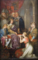 Christian I painting proclaiming Holstein a duchy in 1474 Painted for Christiansborg Castle - Nicolai Abildgaard — artwork view