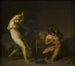 Fotis painting sees her lover Lucius transformed into a donkey, motif from The Golden Ass - Nicolai Abildgaard — artwork view