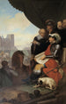 Frederik II building Kronborg Castle in Elsinore - Nicolai Abildgaard — artwork view