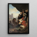 Frederik II building Kronborg Castle in Elsinore - Nicolai Abildgaard — framed artwork on a wall