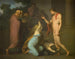 Ismène and Antigone plead with Theseus - Nicolai Abildgaard — artwork view