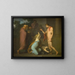 Ismène and Antigone plead with Theseus - Nicolai Abildgaard — framed artwork on a wall